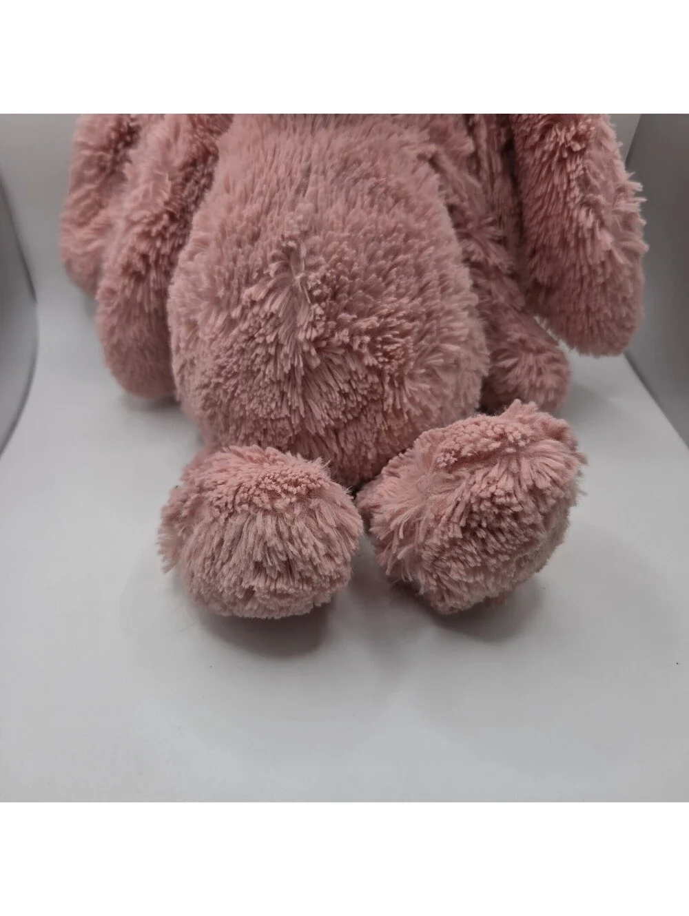 RARE Retired Jellycat London Medium Bashful Bunny Sorrel? Petal? Pink Plush 11”